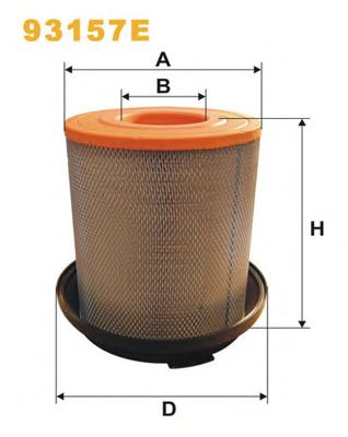 WIX FILTERS 93157e -  Воздушный фильтр